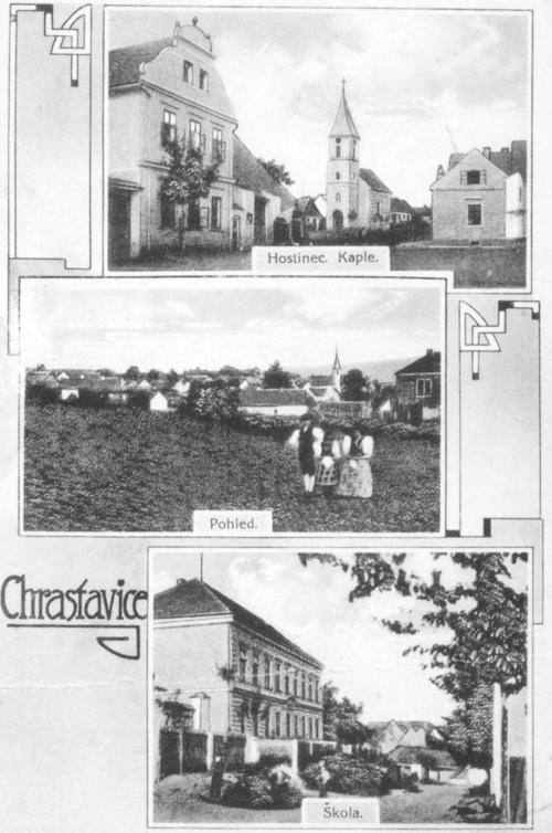Pohlednice Chrastavice z&nbsp;roku 1912.